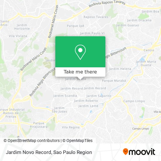 Jardim Novo Record map