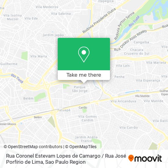 Rua Coronel Estevam Lopes de Camargo / Rua José Porfírio de Lima map