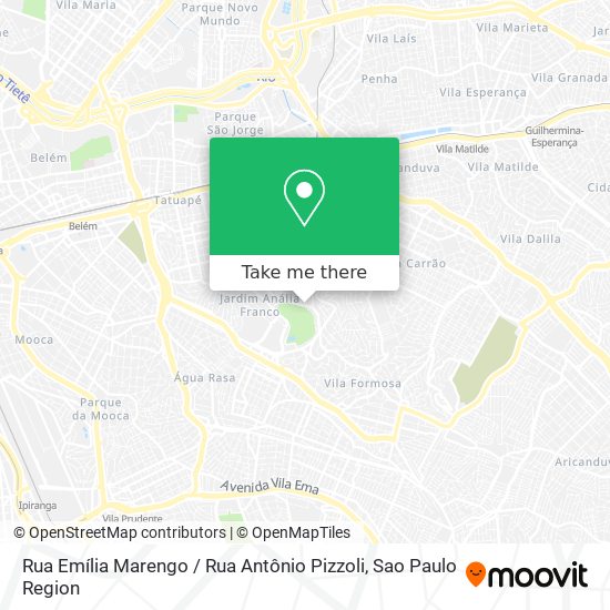 Rua Emília Marengo / Rua Antônio Pizzoli map
