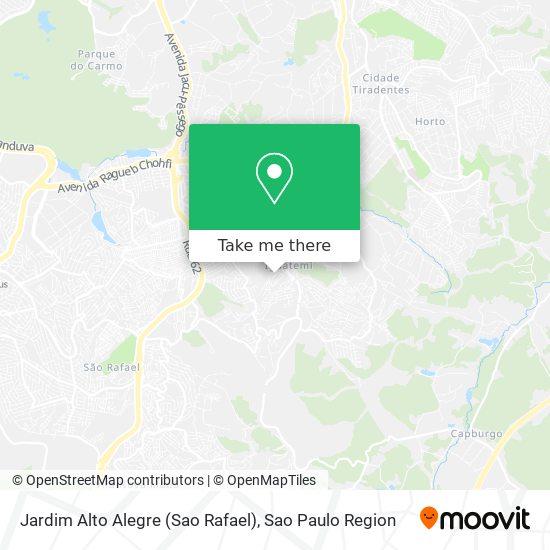 Jardim Alto Alegre (Sao Rafael) map
