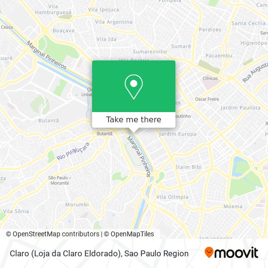 Mapa Claro (Loja da Claro Eldorado)