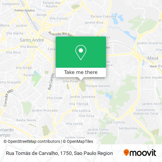 Rua Tomás de Carvalho, 1750 map