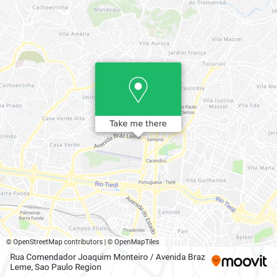 Rua Comendador Joaquim Monteiro / Avenida Braz Leme map