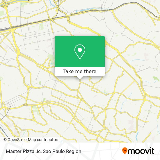 Mapa Master Pizza Jc