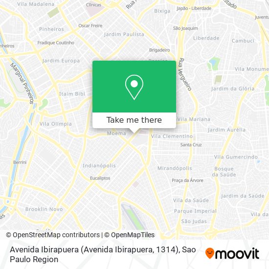 Avenida Ibirapuera (Avenida Ibirapuera, 1314) map