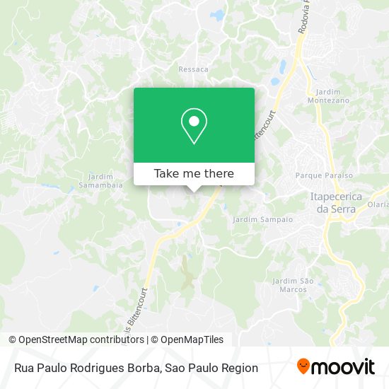 Rua Paulo Rodrigues Borba map