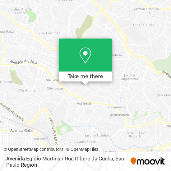 Avenida Egídio Martins / Rua Itiberê da Cunha map