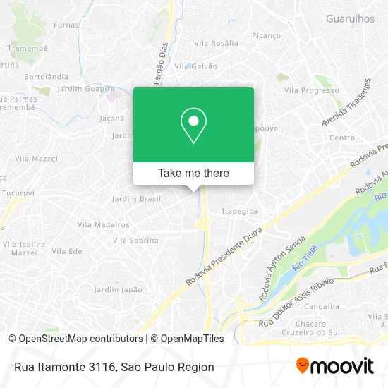 Rua Itamonte 3116 map