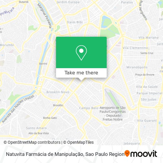 Natuvita Farmácia de Manipulação map
