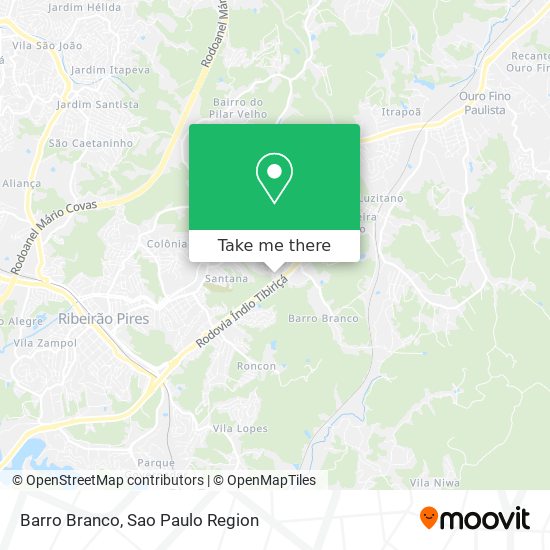 Barro Branco map