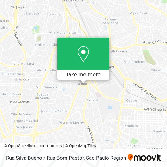 Rua Silva Bueno / Rua Bom Pastor map