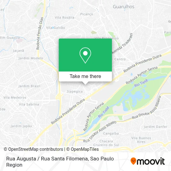 Rua Augusta / Rua Santa Filomena map