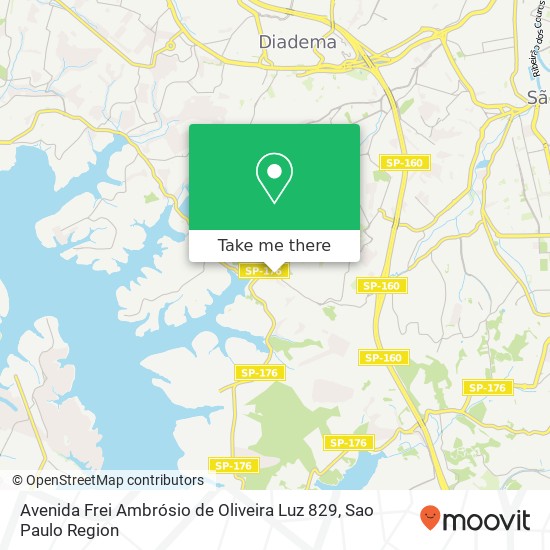Avenida Frei Ambrósio de Oliveira Luz 829 map