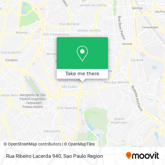 Rua Ribeiro Lacerda 940 map