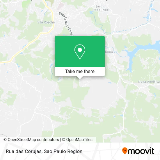 Rua das Corujas map