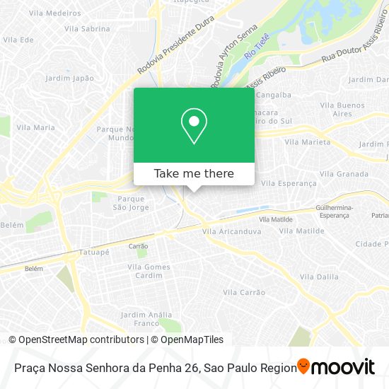 Praça Nossa Senhora da Penha 26 map