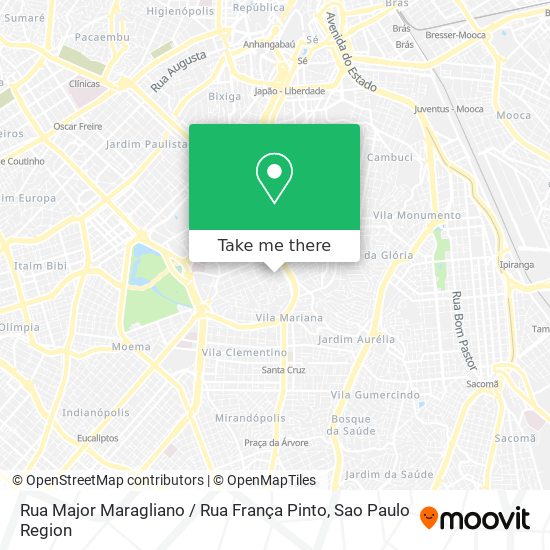 Rua Major Maragliano / Rua França Pinto map