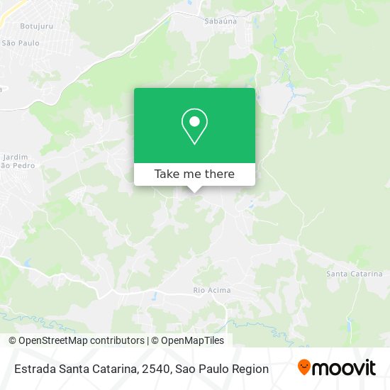 Estrada Santa Catarina, 2540 map