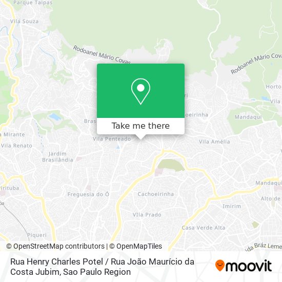 Rua Henry Charles Potel / Rua João Maurício da Costa Jubim map