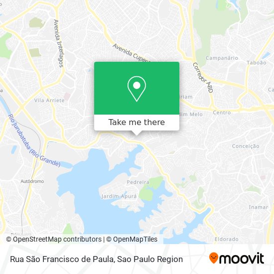 Rua São Francisco de Paula map