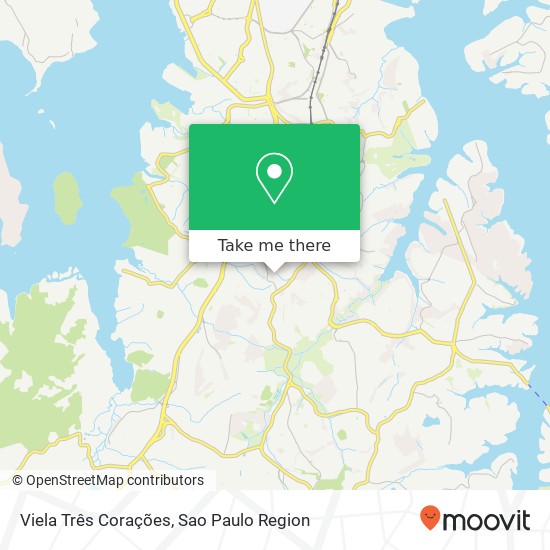 Viela Três Corações map