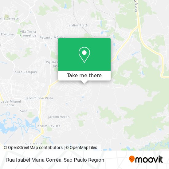 Rua Isabel Maria Corrêa map