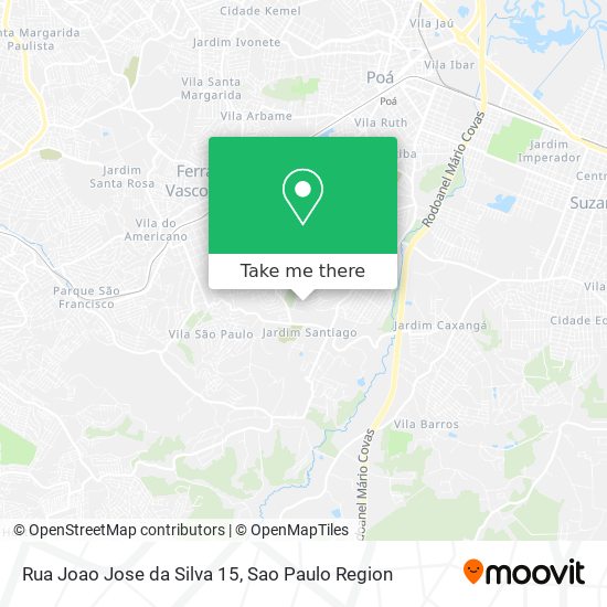 Rua Joao Jose da Silva 15 map