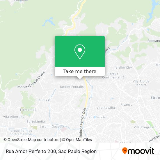 Rua Amor Perfeito 200 map