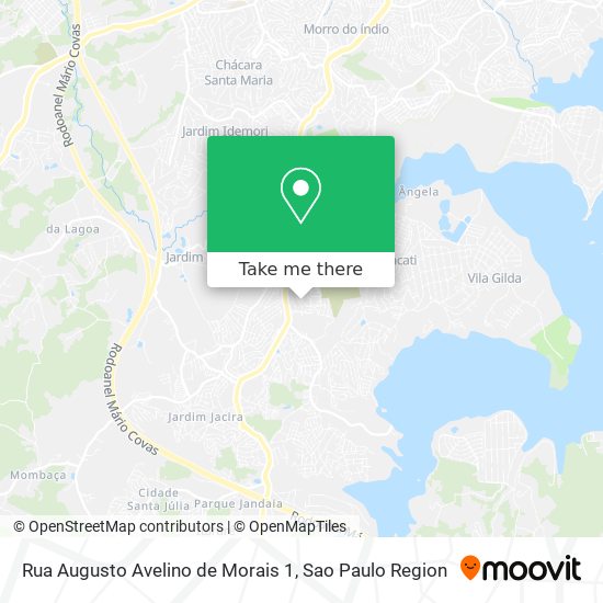 Mapa Rua Augusto Avelino de Morais 1