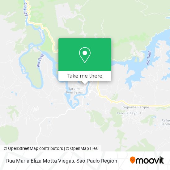 Mapa Rua Maria Eliza Motta Viegas