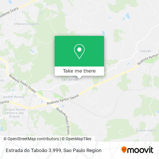 Mapa Estrada do Taboão 3.999