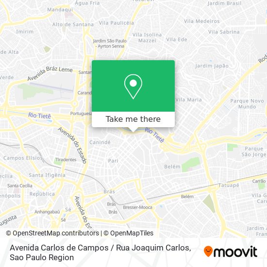 Avenida Carlos de Campos / Rua Joaquim Carlos map