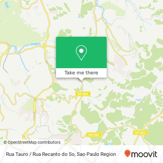 Mapa Rua Tauro / Rua Recanto do So