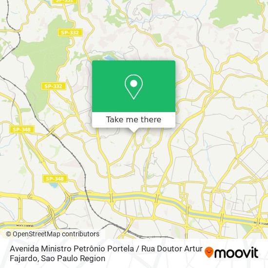 Avenida Ministro Petrônio Portela / Rua Doutor Artur Fajardo map