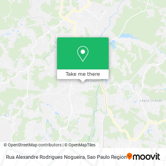 Mapa Rua Alexandre Rodrigues Nogueira