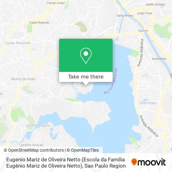 Mapa Eugenio Mariz de Oliveira Netto (Escola da Família Eugênio Mariz de Oliveira Netto)