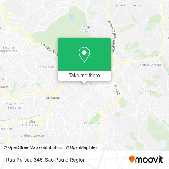 Rua Perseu 345 map