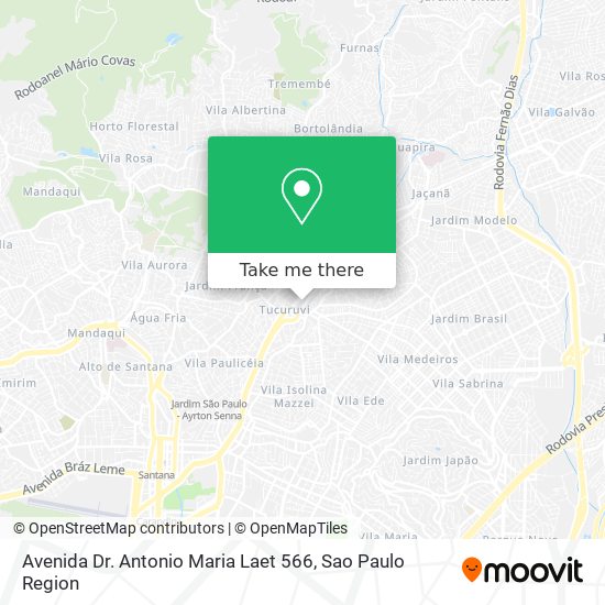 Mapa Avenida Dr. Antonio Maria Laet 566