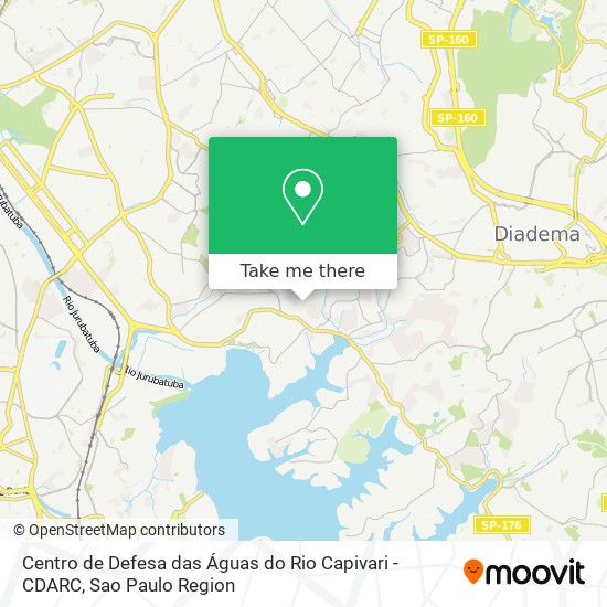 Centro de Defesa das Águas do Rio Capivari - CDARC map