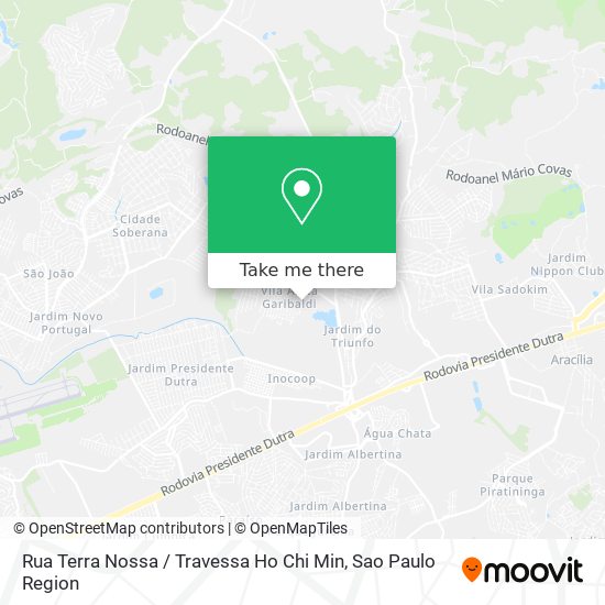 Rua Terra Nossa / Travessa Ho Chi Min map