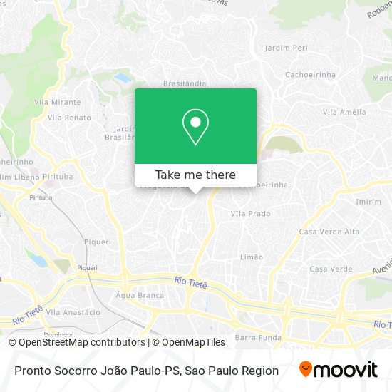 Pronto Socorro João Paulo-PS map