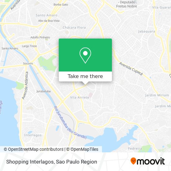 Shopping Interlagos map