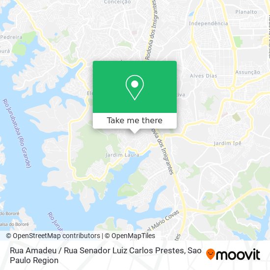 Rua Amadeu / Rua Senador Luiz Carlos Prestes map