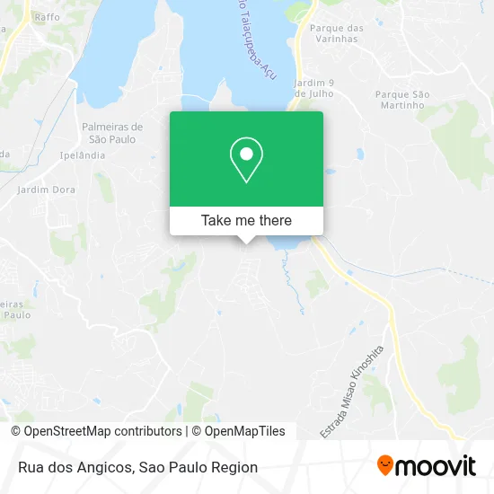Rua dos Angicos map