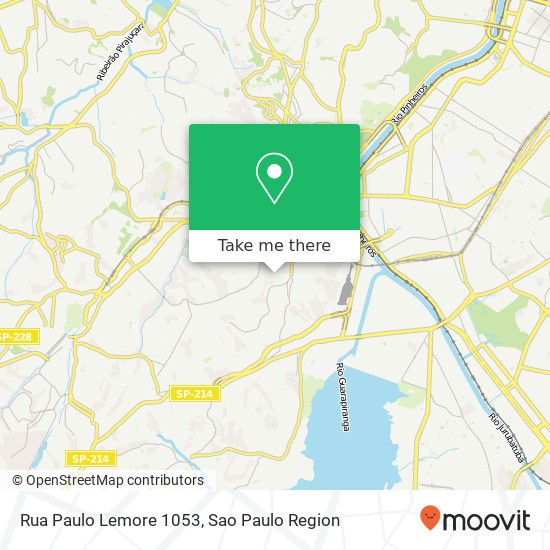 Rua Paulo Lemore 1053 map