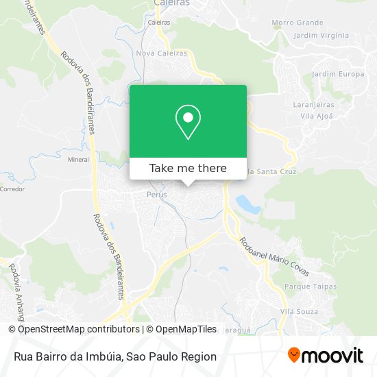 Rua Bairro da Imbúia map