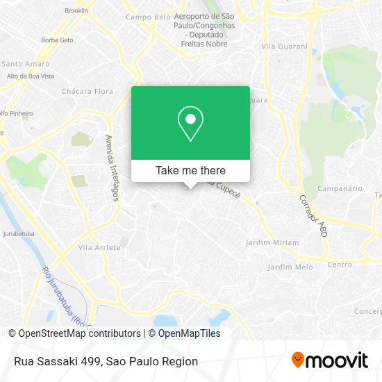 Rua Sassaki 499 map