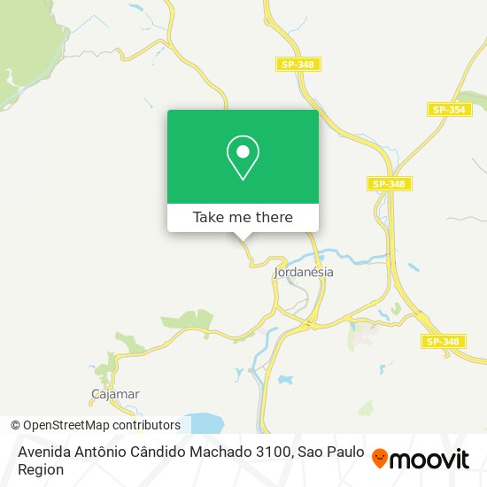 Avenida Antônio Cândido Machado 3100 map