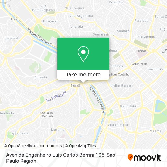 Mapa Avenida Engenheiro Luís Carlos Berrini 105