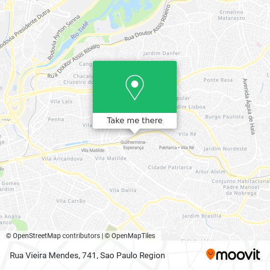 Mapa Rua Vieira Mendes, 741